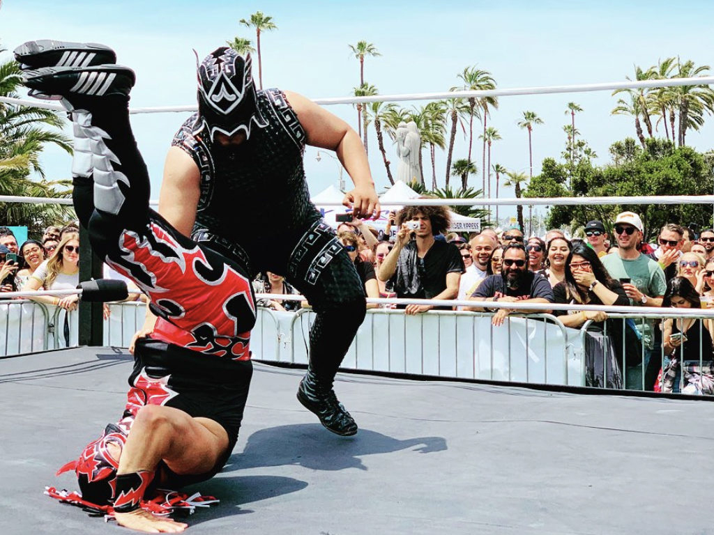 Somente no domingo LuchaLibre-Wrestling Experience Tacos e Cerveja